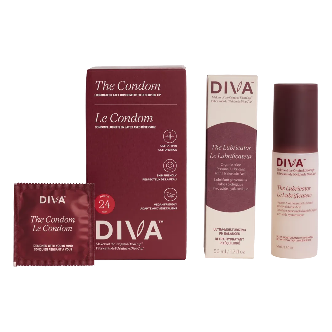 The Condom and The Lubricator Bundle DIVA US The Condom and The Lubricator Bundle DIVA US