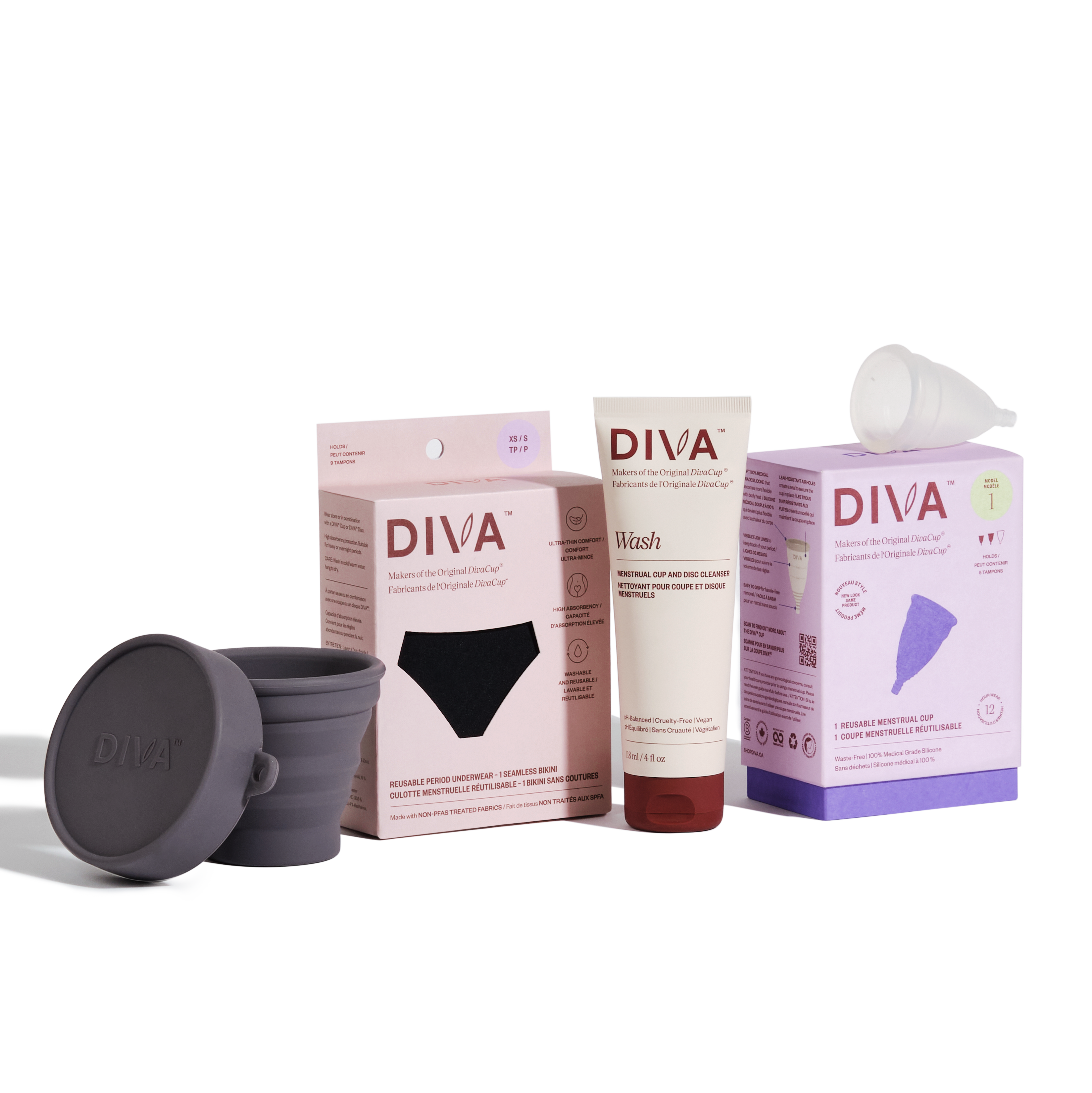 Period Underwear Bundle  DIVA™ Cup and Period Underwear Bundle