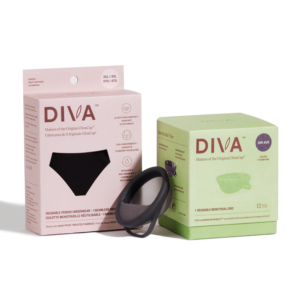 Period Underwear Bundle  DIVA™ Disc and Period Underwear Bundle