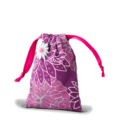 retro DIVA Cup cotton pouch