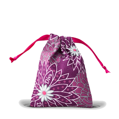 retro DIVA Cup cotton pouch