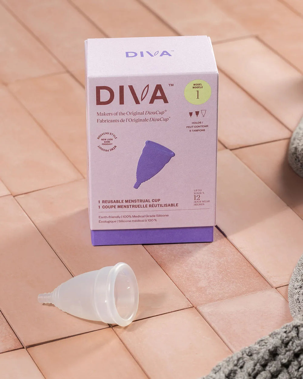 Diva Cup model 0 I Reusable Menstrual Cup - holds 4 regular tampons DIVA US Diva Cup model 0 I Reusable Menstrual Cup - holds 4 regular tampons DIVA US