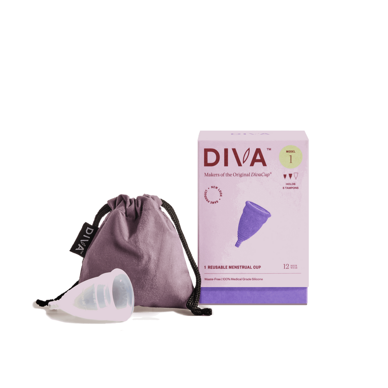 DIVA Cup Model 1  - Reusable Medical Grade Menstrual Cup 