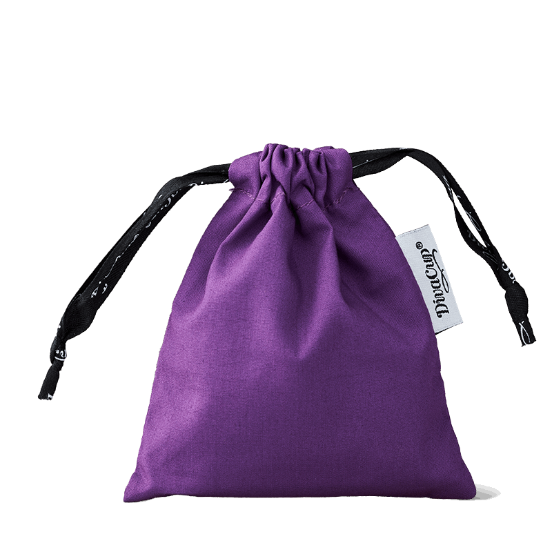 Purple Cotton Pouch