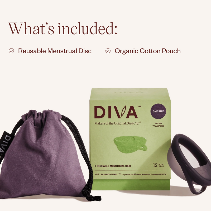 Product - DIVA Disc - Reusable Menstrual Disc with pull tab and ...